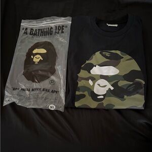 A Bathing Ape Camo Graphic T-Shirt
